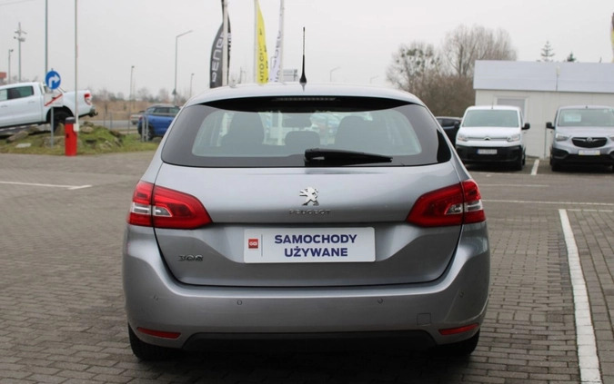 Peugeot 308 cena 44900 przebieg: 145439, rok produkcji 2019 z Tarnogród małe 407